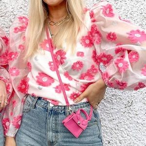 Labelrail x Olivia and Alice wrap blouse